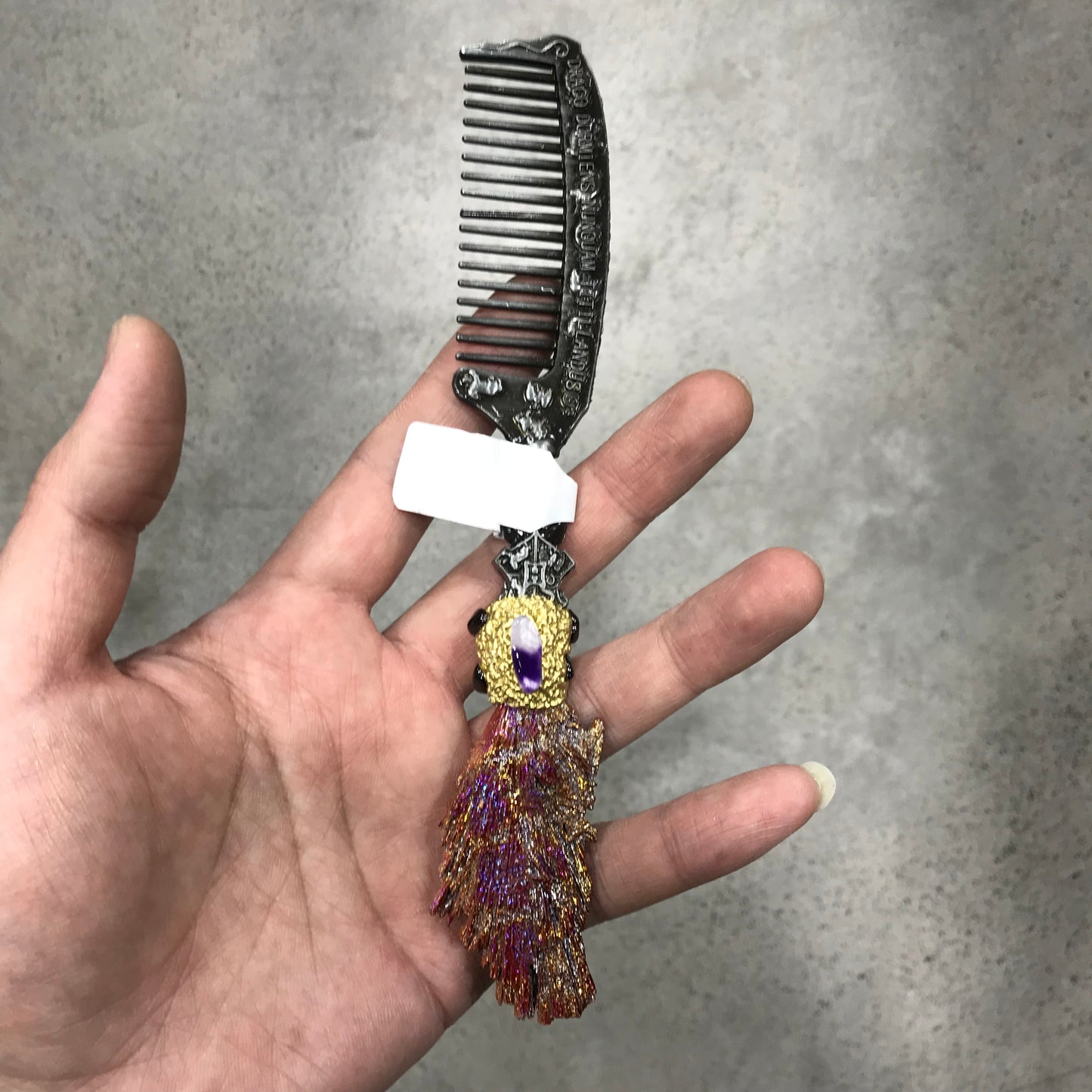 Comb Decorated with Crystal