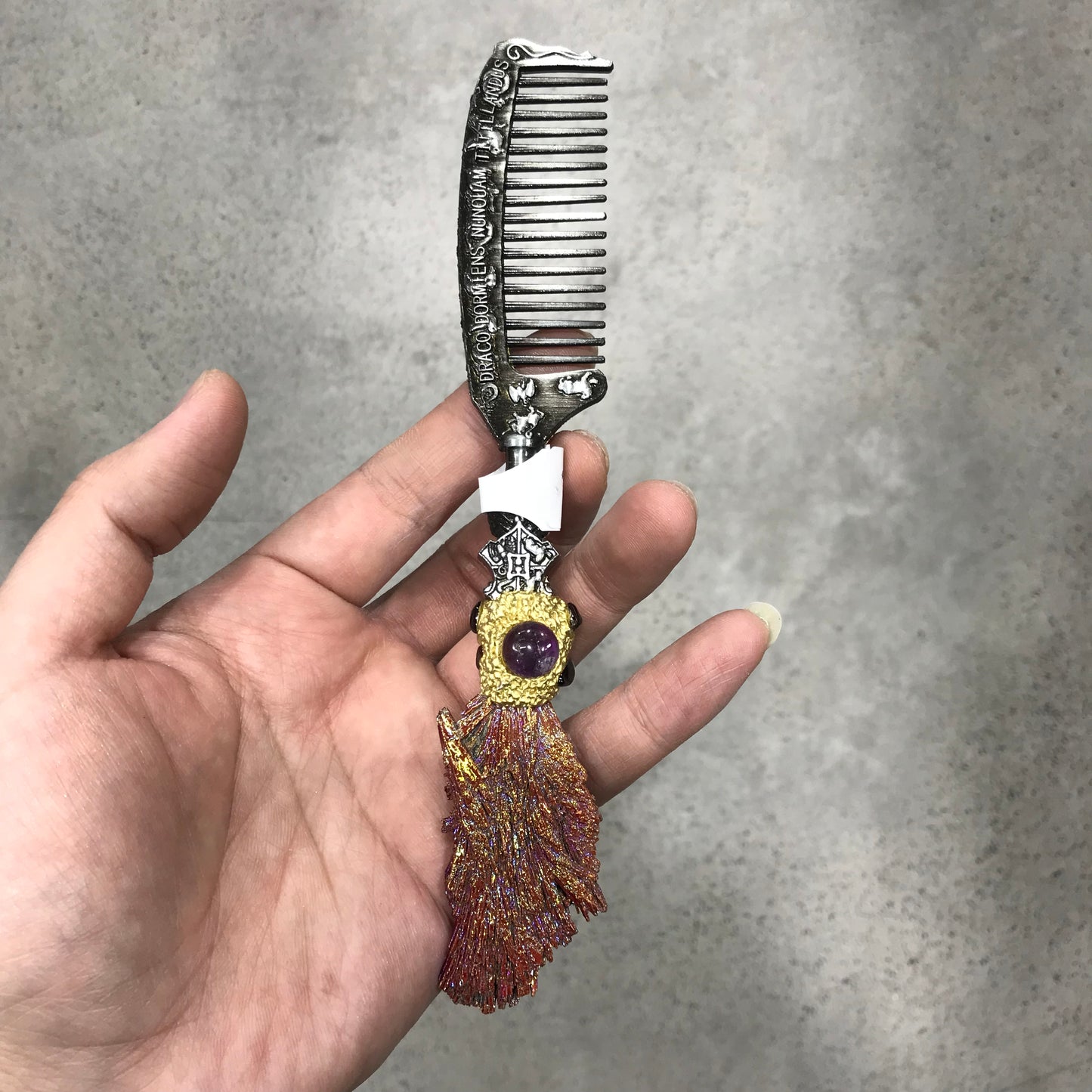 Comb Decorated with Crystal