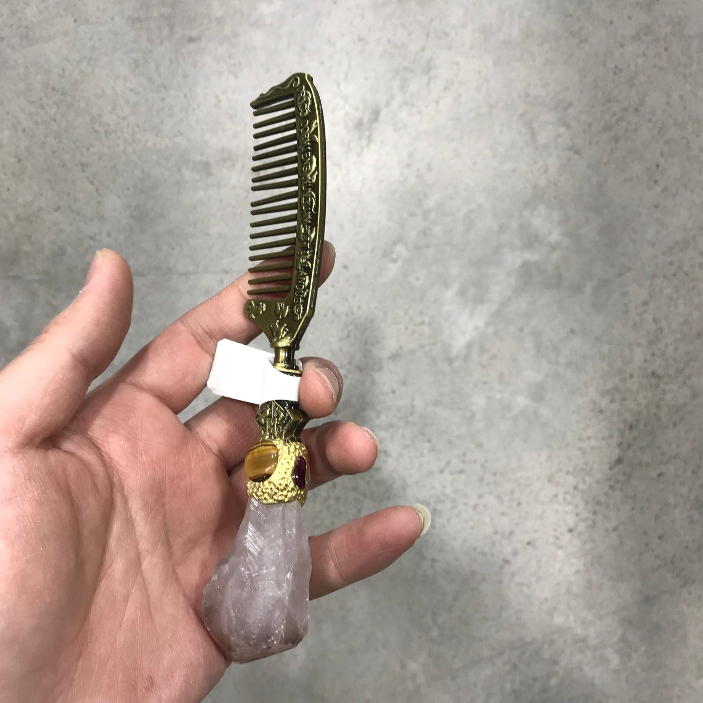 Comb Decorated with Crystal