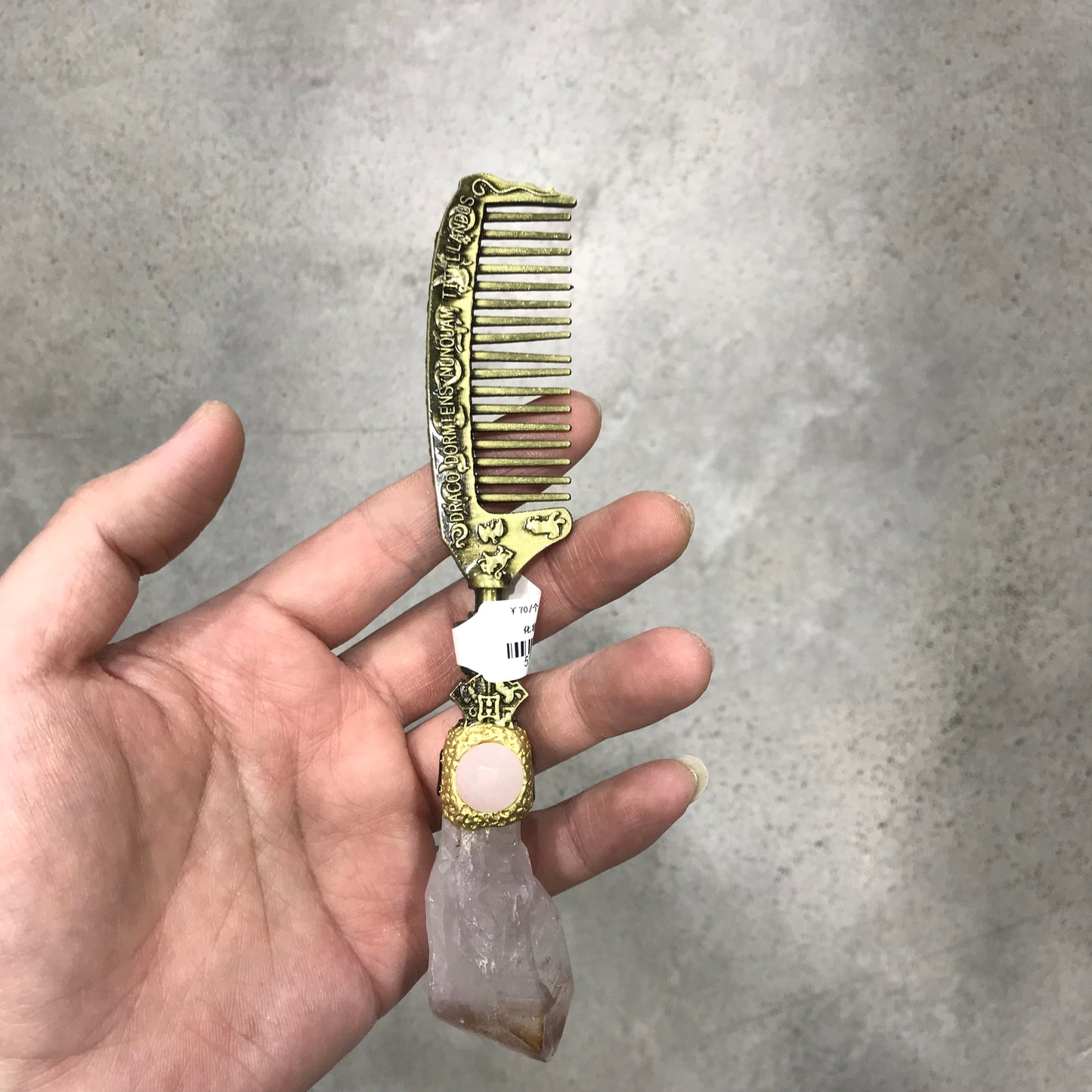 Comb Decorated with Crystal