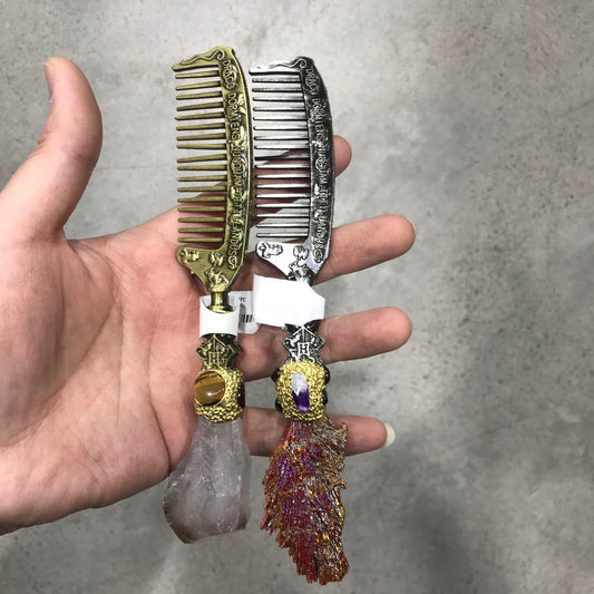 Comb Decorated with Crystal